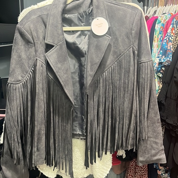 Tazzled Dark Grey Jacket - Picture 4 of 5